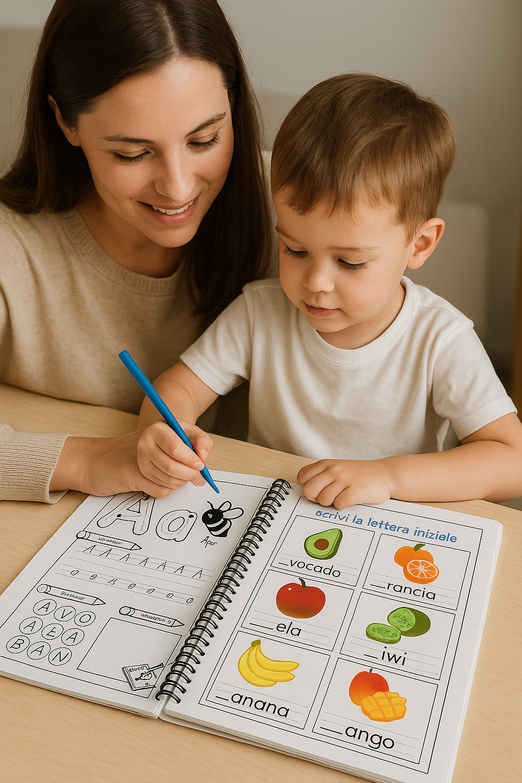 MotriKids – Il Mio Quaderno digitale di Attività (2–6 Anni) Impara Giocando!