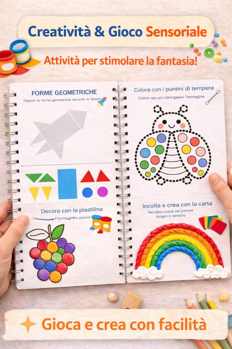 Libro di Attività Montessori 3–7 anni – Motrikids