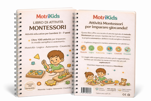 Libro di Attività Montessori 3–7 anni – Motrikids